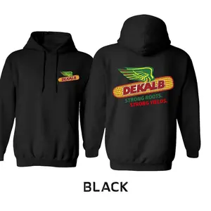 Dekalb Corn Harvest  Hoodie– Dual-Sided Vintage Farm Graphic, Classic Streetwear, Unisex Gift for Men & Women