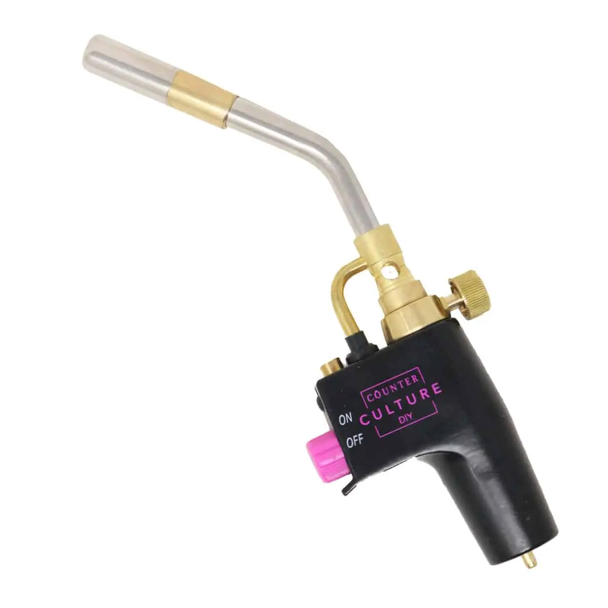 Torch, Locking Adjustable Anti-Flare Garden & Home Improvement Tool with Consistent Angle-Safe Heat Output, Continuous Heat Lock Feature