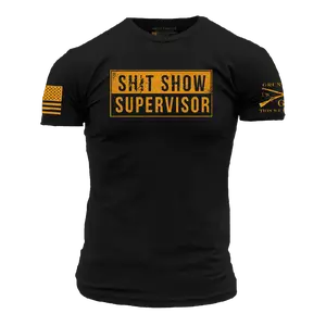Sh*t Show Supervisor T-Shirt - Black