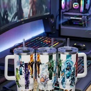Straw Hat Team Tumbler 20oz 40oz, Strawhats Tumblers, Travel Mug with Handle and Straw, Gift For Anime Fans Water Bottles Drinkware Flasks