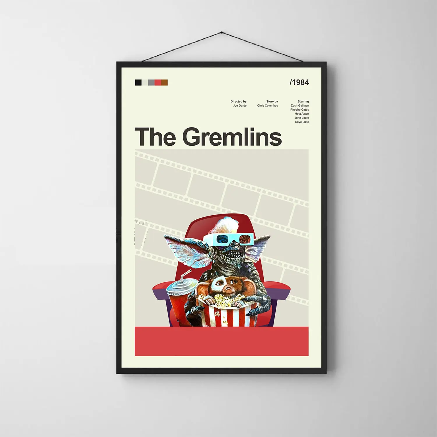 The Gremlins Poster, Wall Art Decor for Room, Aesthetic Home Decoration, Modern Trendy Design, Gift Idea