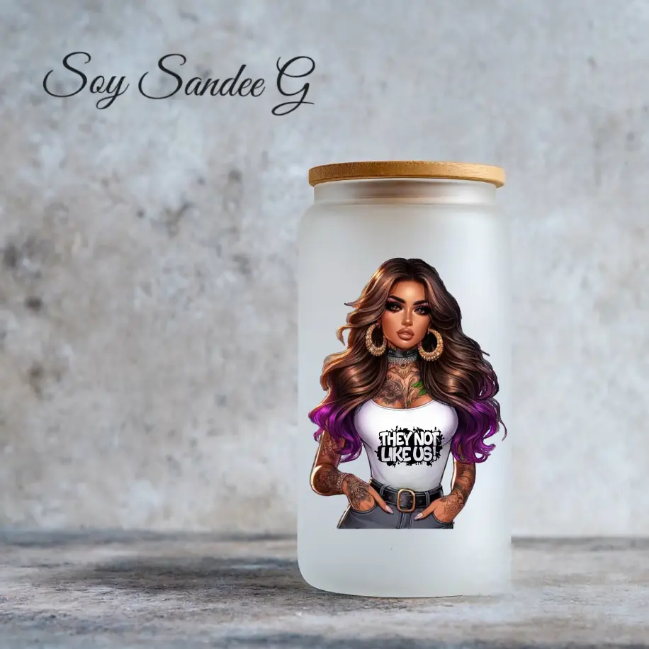 Latina They Not Like Us - UVDTF Decal for cups/hard surfaces Sticker