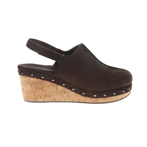 Corkys Womens Make Em Blush Studded Slingback Clogs Casual - Brown