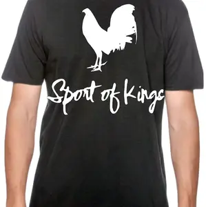 Sport of Kings Gamefowl tshirt  Man Menswear Top Unisex Blue Pink