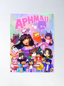 - Art Aphmau Cute Poster Print For House Decoration