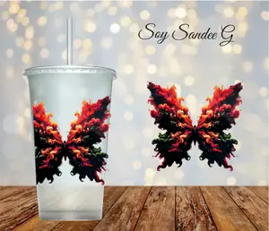 Smoke Butterfly #3 - UVDTF Decal for cups/hard surfaces sticker