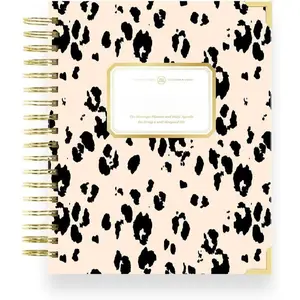 2026 Weekly Planner -  Planner for Stylish Organization. Combines Weekly & Monthly Calendars, Daily Schedule, Notes Pages, Goal Setting, Stickers, Pocket & More. Elegant Laminated Cover with  Accents (Painted Leopard Design - 2026)