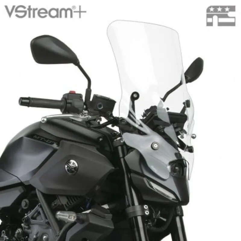 National Cycle 25+ Yamaha MT-07 Vstream+ Quantum HC Poly Tall Windshield - Clear