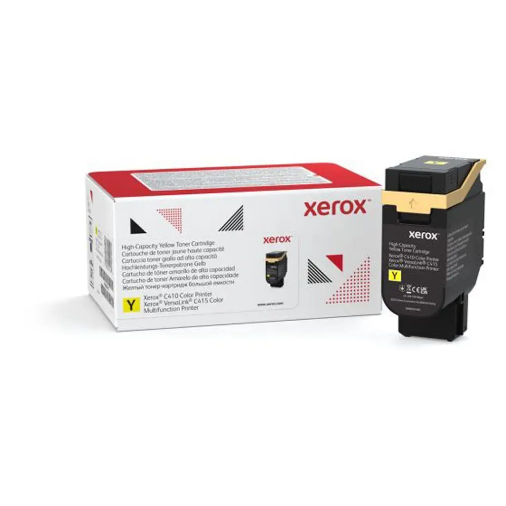 Fuji Xerox Genuine Yellow High-Capacity Toner Cartridge - c410/c415, Best Print Quality, Consistent & Reliable Results, Compatible with C410-VersaLink C415 Printers