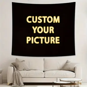 Custom Photo Tapestry Wall Hanging - 280gsm Heavyweight Fabric, Personalized Gift for Weddings, Graduation, Christmas - Bedroom & Living Room Decor, No Electricity Needed, Easy to Hang, Decor, Indoor Decoration, Modern Home Accessory, Durable Wall Art