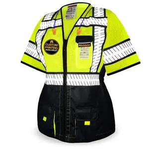 KwikSafety SPECIALIST Class 3 Safety Vest for Women (RELAXED FIT) ANSI OSHA Compliant Hi Vis Work Gear - Model No.: KS3337C3