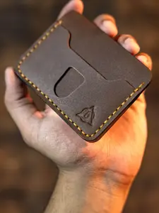 Perfect Handmade Leather Card Holder, Beel Leather Wallets, Hand Stitched, Best Gift For Anniversary Birthday Gift & Valentines Gift