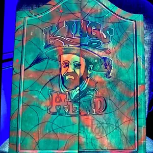 Custom Blacklight Dart board and darts