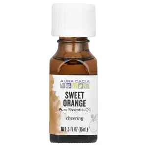 Aura Cacia Pure Essential Oil, Sweet Orange, 0.5 fl oz (15 ml)