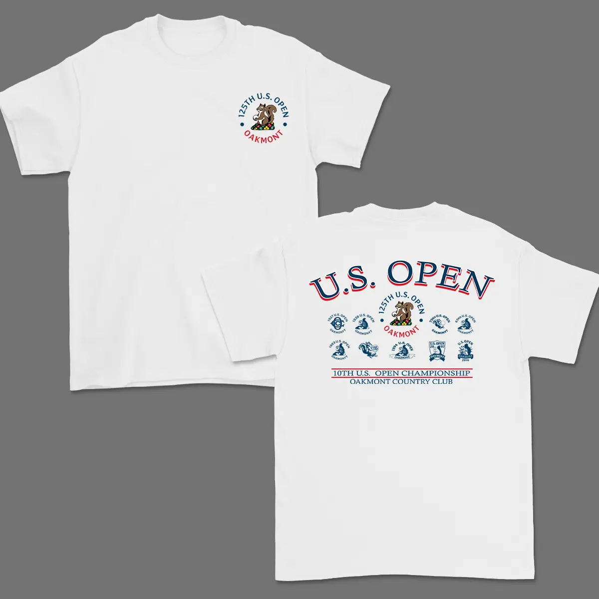 U.S. Open Oakmont Golf Shirt, For Men For Women, Vintage Unisex Cotton Apparel, Breathable Fabric Sports Top, Patriotic Style