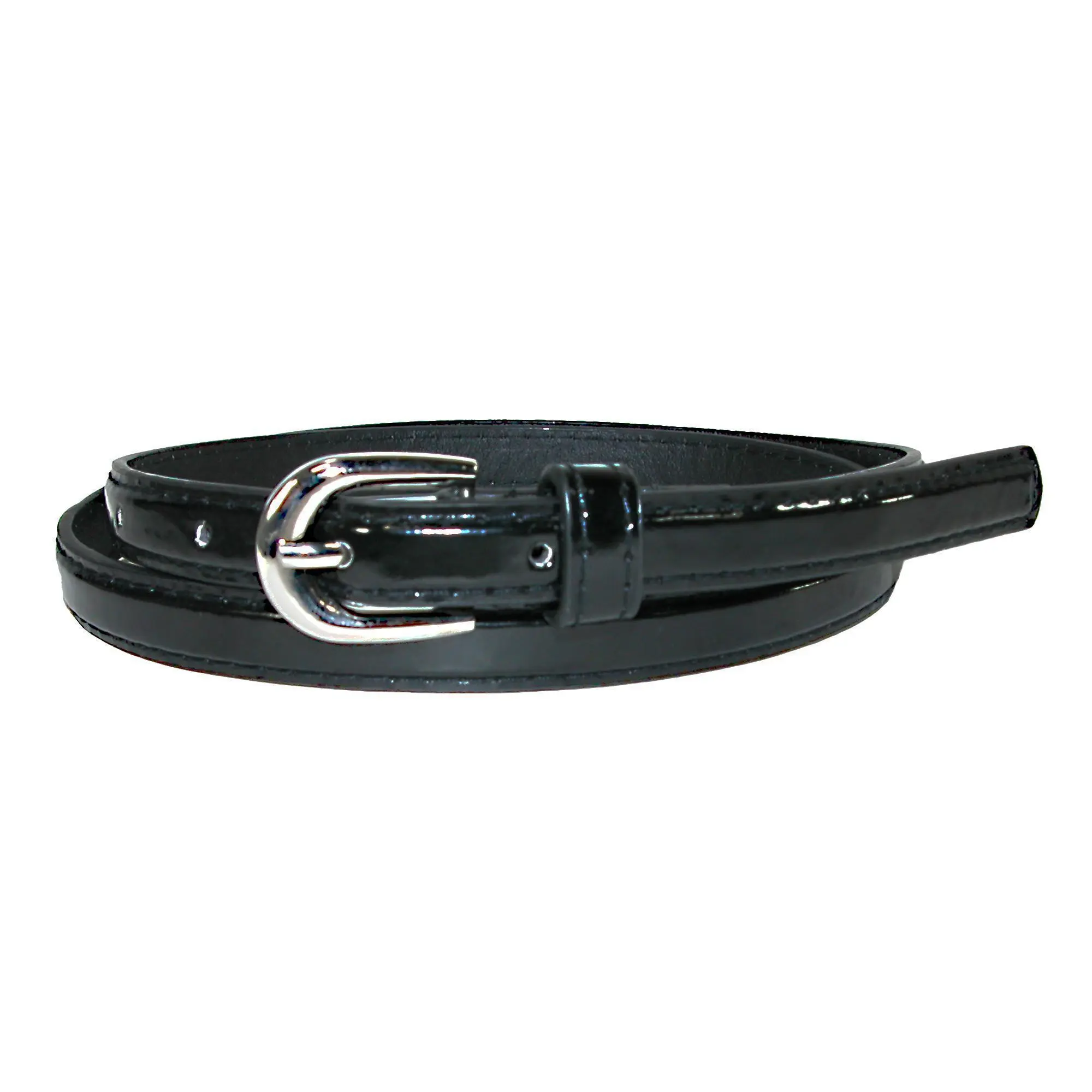 CTM Women's Skinny 0.5-Inch Fashion Dress Belt, Trendy Accessory for Women's Clothing, Fashion Belts, Trendy Belt