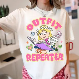 Comfort Colors Channel Lizzieeee Outfit Repeater Shirt, Floral Graphic Tee, Cute Travel Outfit T Shirt, Trendy Vacation Shirt For Women, Unisex Fitted Short Sleeve Tee, Casual Clothing