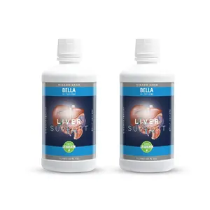 Bella All Natural Liver Support Liquid 2-Pack | Herbal Liver & Digestive Support Drink | 32 fl oz Each