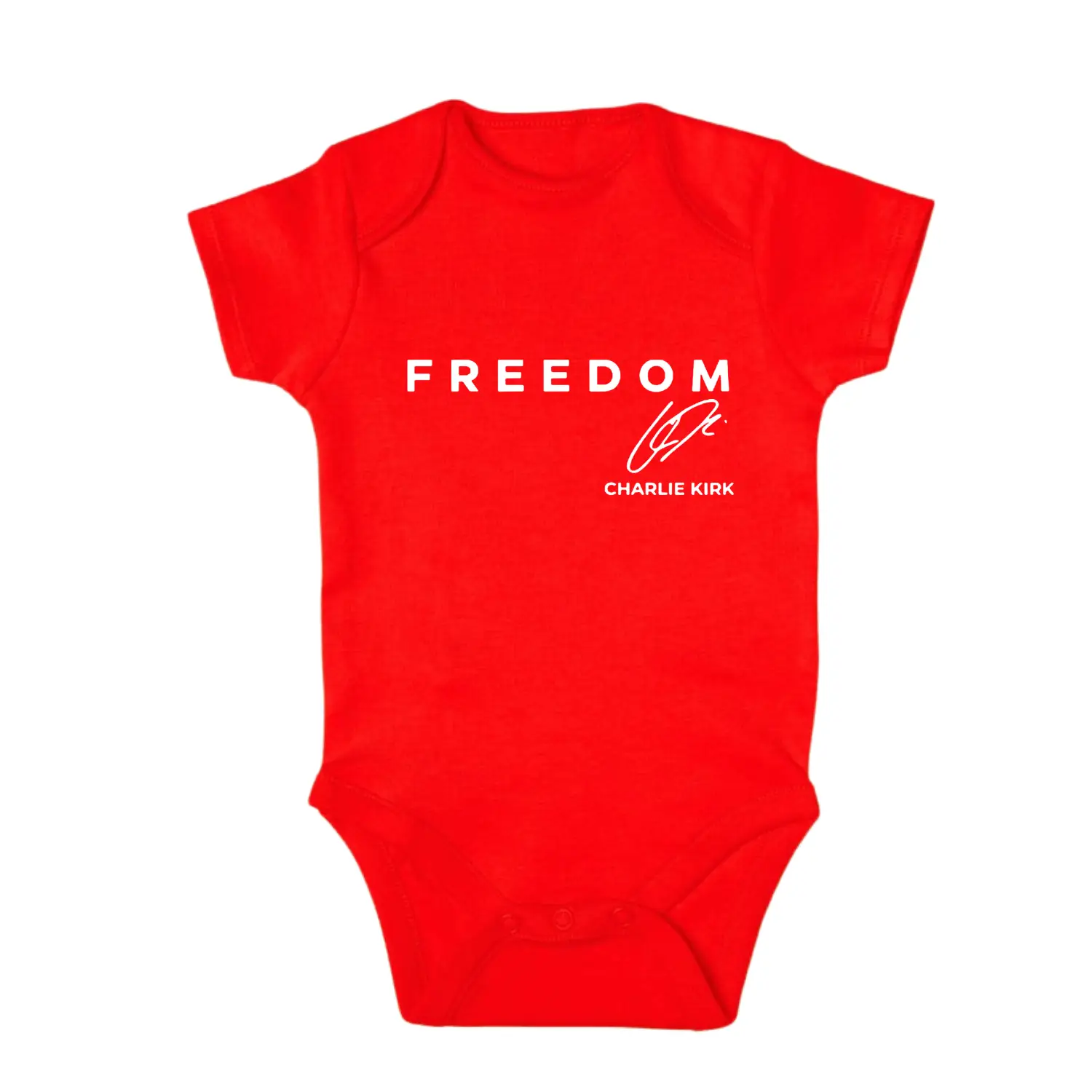 (100% Cotton) Freedom Onesie – Soft, Stylish & Perfect Baby Bodysuit for Everyday Wear