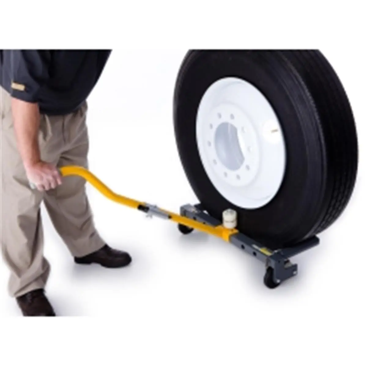 212 MAIN Heavy-Duty Wheel Dolly - O-Liner Type Tire Handler for Service Trucks, Easy to Use, 3 Positions for Rollers, Fits 6.5"-24.5" Super Single Tire Assemblies, Service Truck