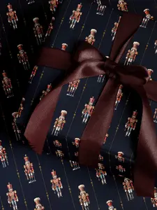 Nutcracker Wrapping Paper Holiday Gift Wrap Elegant Christmas Gift Wrap Seasonal Gift Wrap with Festive Nutcracker Design