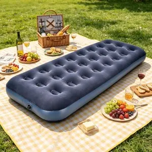 Single Size Portable Inflatable Bed, Inflateable Mattress, Home Sleeping Pad
