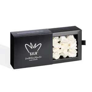 Crowned Silk Large Scrunchies - Halo