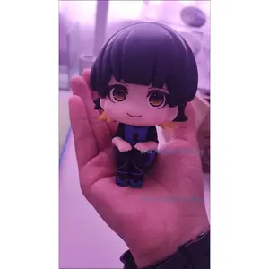 BLUE LOCK Nagi Seishiro Mikage Reo Itoshi Rin Itoshi Sae Isagi Yoichi Q Version PVC Puppet Doll Sitting Posture Figure Girl Gift