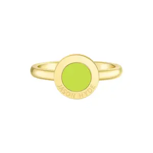 OCEAN LIME GREEN CHIP RING