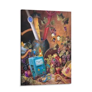 “My Art Is A Weapon” - Adventure Time Painted Into A Print Poster