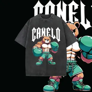 SAUL CANELO ALVAREZ BOXING BEAR TEE, New Boxing Tee, Sweaters Hoodies Boxing, Boxer Tee, Sports Shirt, UFC Shirt  Hoodie Sweatshirt Streetwear