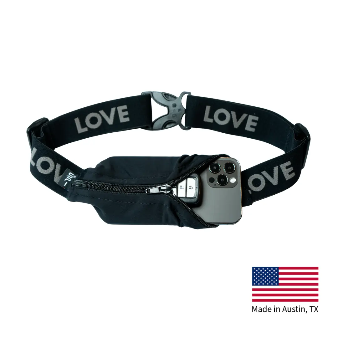 The SPIbelt Love Belt Pro with Black Zipper