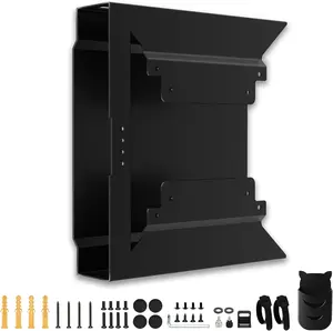 Mini PC Mount for , VESA Wall Under Desk Mount or Mount to a  Arm for  EliteDesk 800 G4 G3 G5 G9 EliteDesk 705 805,  Pro Mini 400 260,  ProDesk 400 405 600 Mini PC with Pen Holder