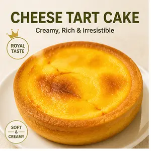 Tart King Cheesecake – Crumbly Crust + Creamy Cheese Filling
