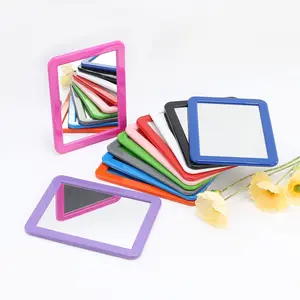 Magnetic Mirror for Locker, 5" x 7" - Real Glass Make-up Mirror - Locker Accessory for School, Home, Gym, Office 