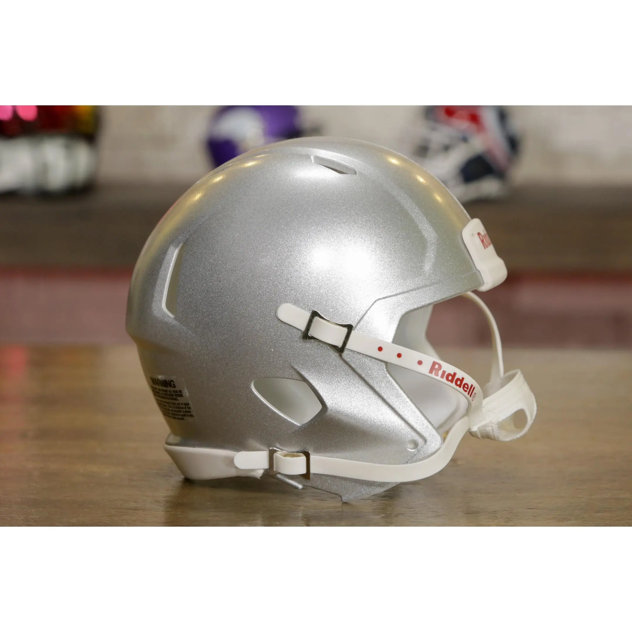 Riddell Speed Blank Mini Helmet Shell - Silver