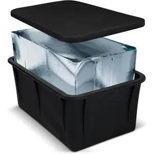 XX-Large Ice Block Mold for Cold Plunge Bath with Airtight Lid, Makes 12lb Large Ice Cubes