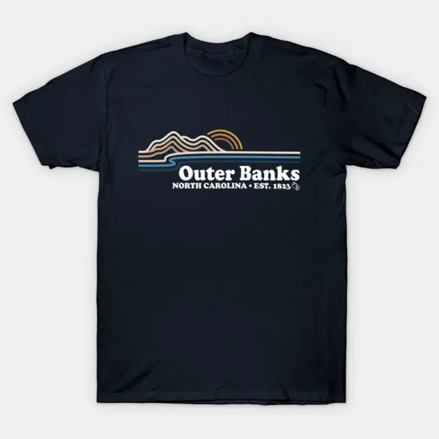 Vintage OBX Outer Banks EST Comfort Colors Shirt, North Carolina Shirt, Beach Shirt, Side Shirt, Beach Shirt, Gift for Her, Gift for Him, Adventure Awaits, Holiday Shirt Volente boutique