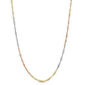 2.9MM Singapore Chain (Tri-Color)