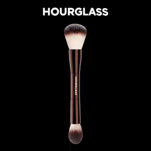 Hourglass Dual-Ended Foundation & Blush Brush for Precise Application and Smooth Finish