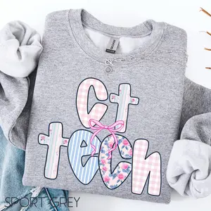 CT Tech T-SHIRT / Sweatshirt /Hoodie , Ct Tech Gift, Ct Tech Sweater, Rad Tech Gift, Computed Tomography Crewneck, CT Tech Gift For Her, CT Tech Shirts Classic Cotton