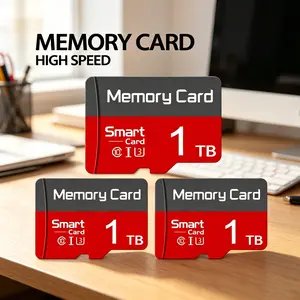 1TB Micro SD Card for surveillance cameras, 2 Pack Set Micro TF SD Cards for PC, Microsdxc Card for dash cams, durable sd memory card & sd card adapt to mobile phones and car audio