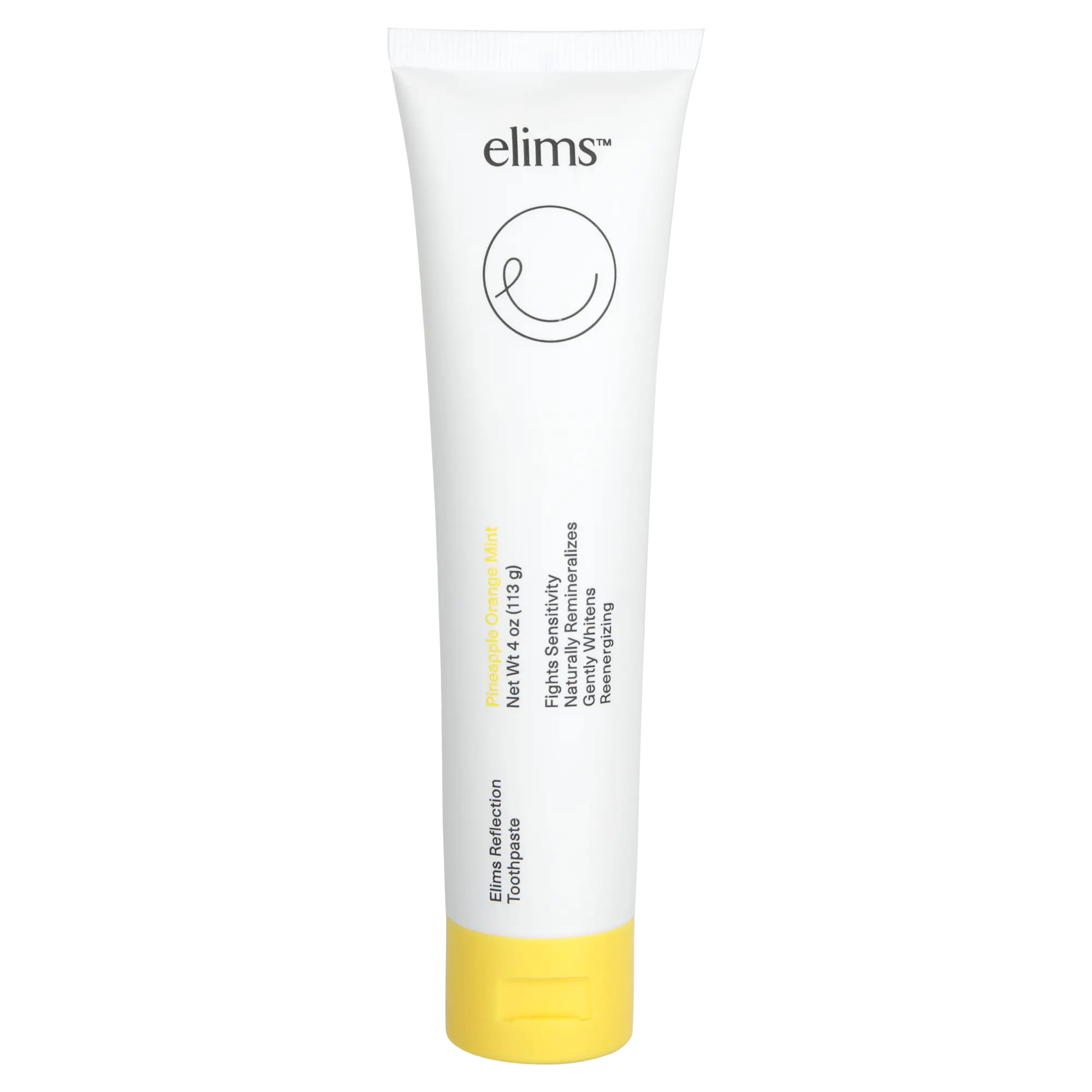 Elims Reflection Toothpaste - Pineapple Orange Mint 4 oz