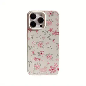 Creative Rainbow Flower Pattern Protective Tpu Phone Case, Shockproof Soft Cover for iPhone Models 11-16 Pro Max, Stylish Design Accessories