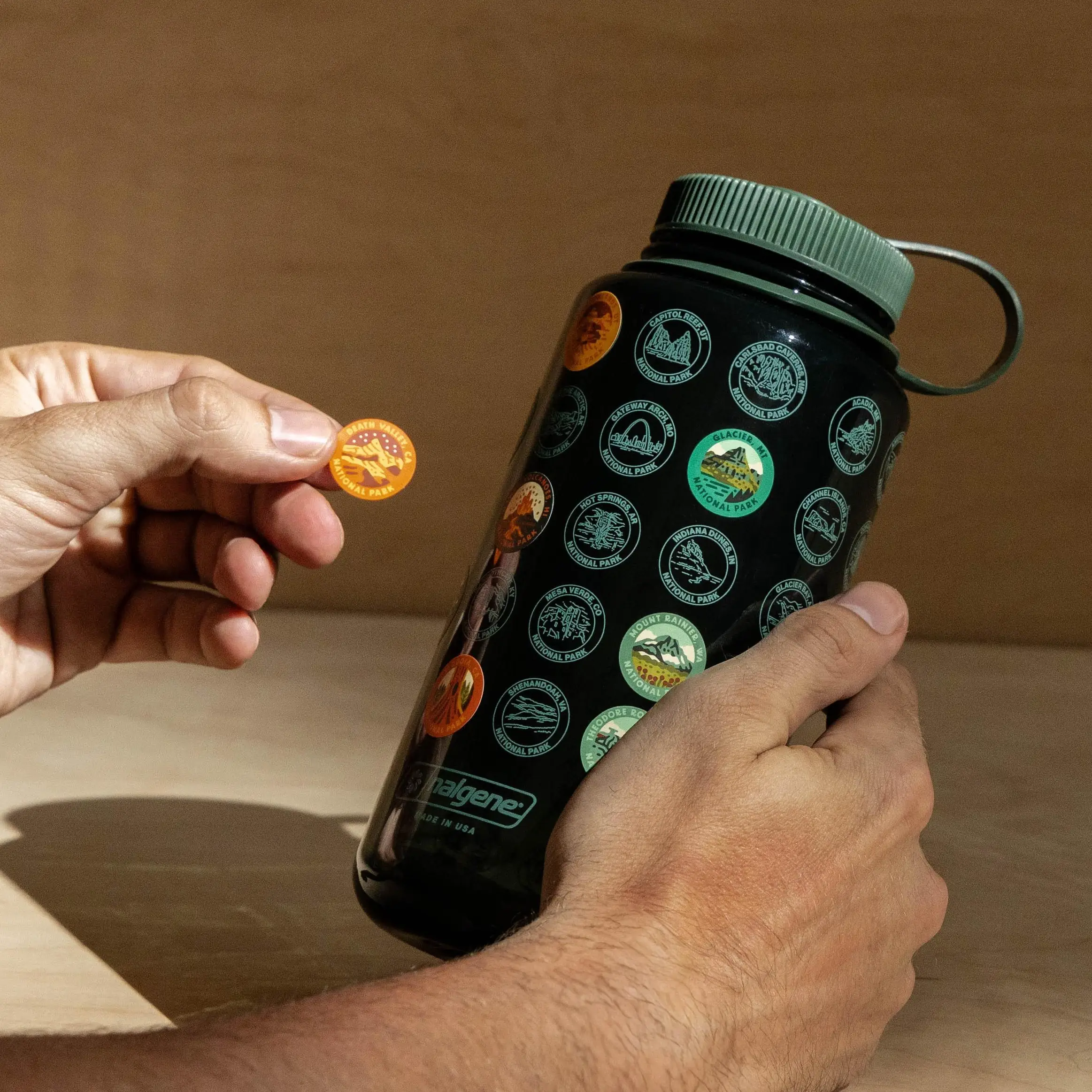 National Park Plastic Sticker Bottle Kit Wide Mouth - 32oz