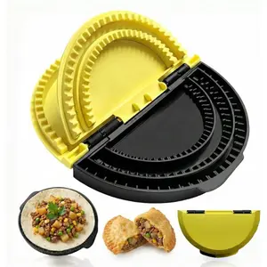Tortilla Sealer, 3-in-1 Quesadilla Maker & Tortilla Crimper for 6", 8" & 10" Wraps, Adjustable Detachable Press for Burritos, Tacos, Calzones, Sandwiches, Dumplings and Empanadas