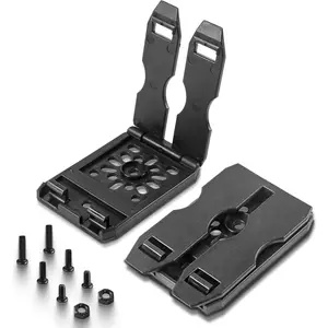 Molle Attachments for Vests, Taser, Holsters, Mag Pouches, Backpacks, 3-inch Molle Adapter Clip for Holster (Pair with Mounting Hardware) 3'' Clip Adapter, 6 Screws and 2 Screw Nuts Included