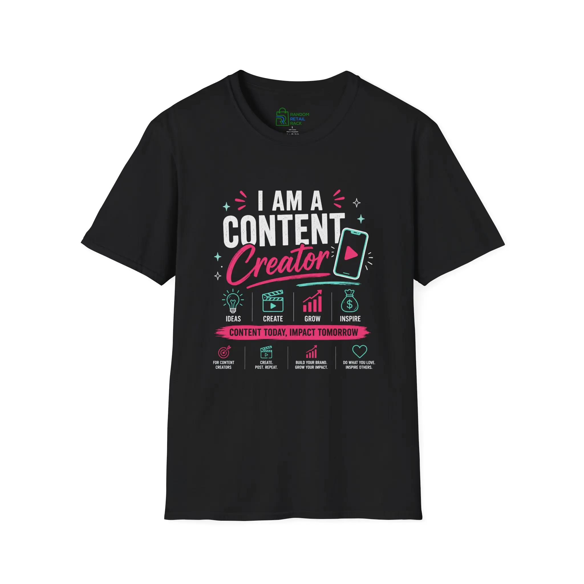 Content Creator T-Shirt | I Am A Content Creator Graphic Tee