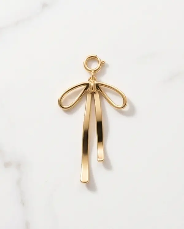 The Bow | Convertible Charm | Gold Filled