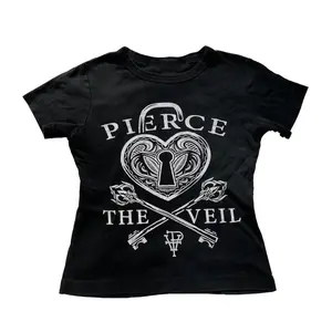 Vintage 90s Pierce The Veil Graphic Baby Tee, Women 90s Vintage Clothes, Star Girl Kitty Aesthetic Clothing, Y2K Downtown Girl, Y2K Baby Tee, Downtown Girl Baby Tee, Womenswear Tops, Summer Outfit, Downtown Girl Baby Tee, Gift For Her, Outfits